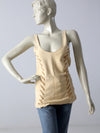 vintage boho suede tank top