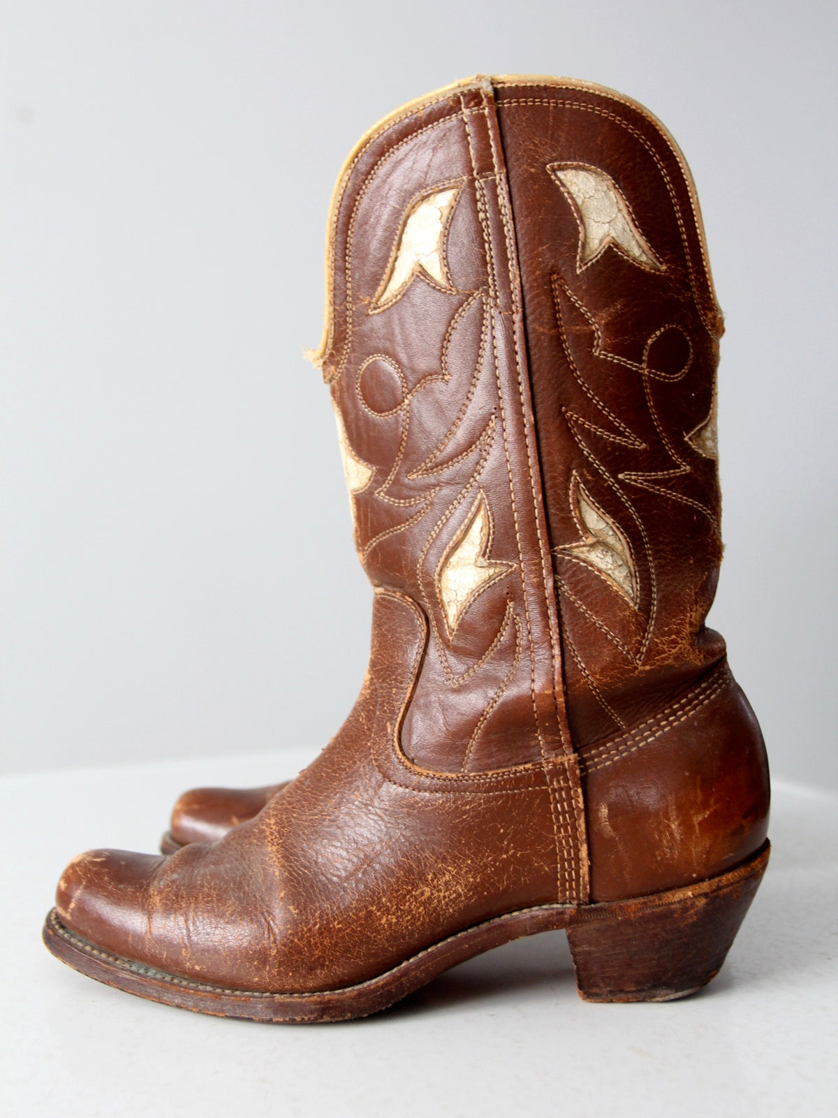 vintage pee wee western cowboy boots