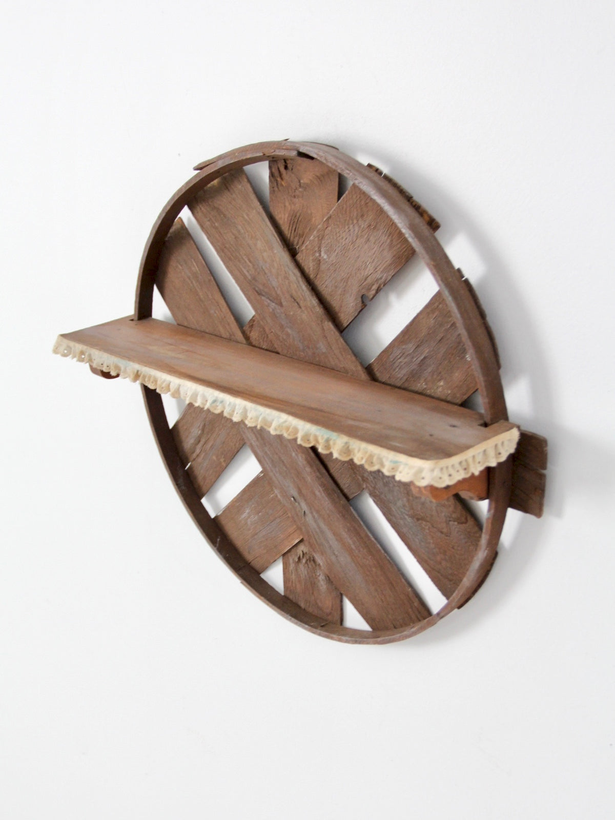 vintage farmhouse wall shelf