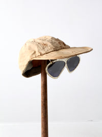 vintage Clearasite kid's hat with attached sunglasses