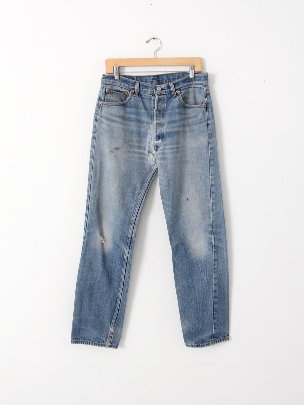 vintage Levis distressed 501 jeans, 33 x 31 – 86 Vintage