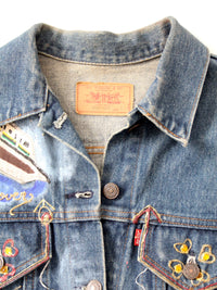 vintage custom Levis denim jacket