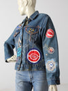 vintage custom Levis denim jacket