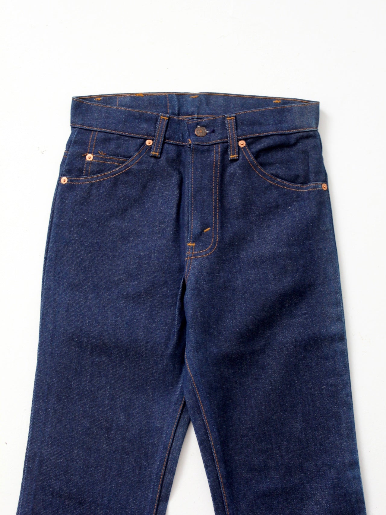 vintage 70s Levis dark wash 509 jeans, 28 x 33