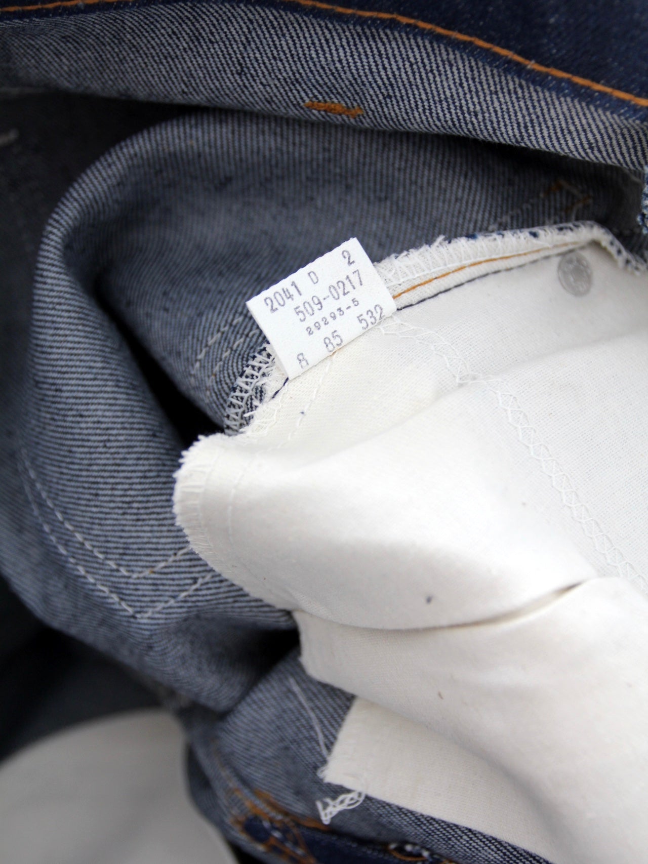 vintage 70s Levis dark wash 509 jeans, 28 x 33