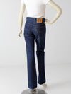 vintage 70s Levis dark wash 509 jeans, 28 x 33
