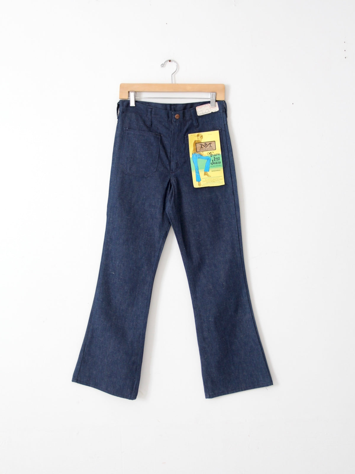 vintage nos 70s flare leg jeans