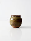 mid-century studio pottery vase