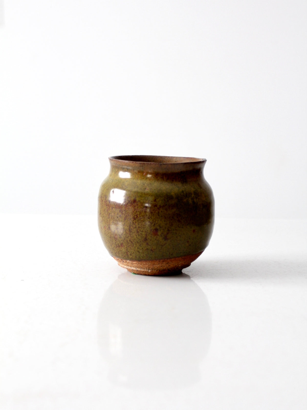 mid-century studio pottery vase