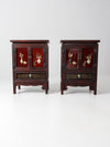 vintage Chinese side cabinets -  a pair