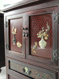 vintage Chinese side cabinets -  a pair