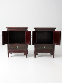 vintage Chinese side cabinets -  a pair