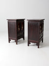 vintage Chinese side cabinets -  a pair