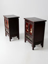 vintage Chinese side cabinets -  a pair