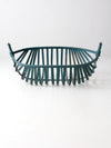 antique bentwood bassinet basket
