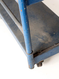 vintage industrial metal cart