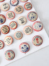 vintage pinback button collection