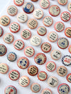 vintage pinback button collection