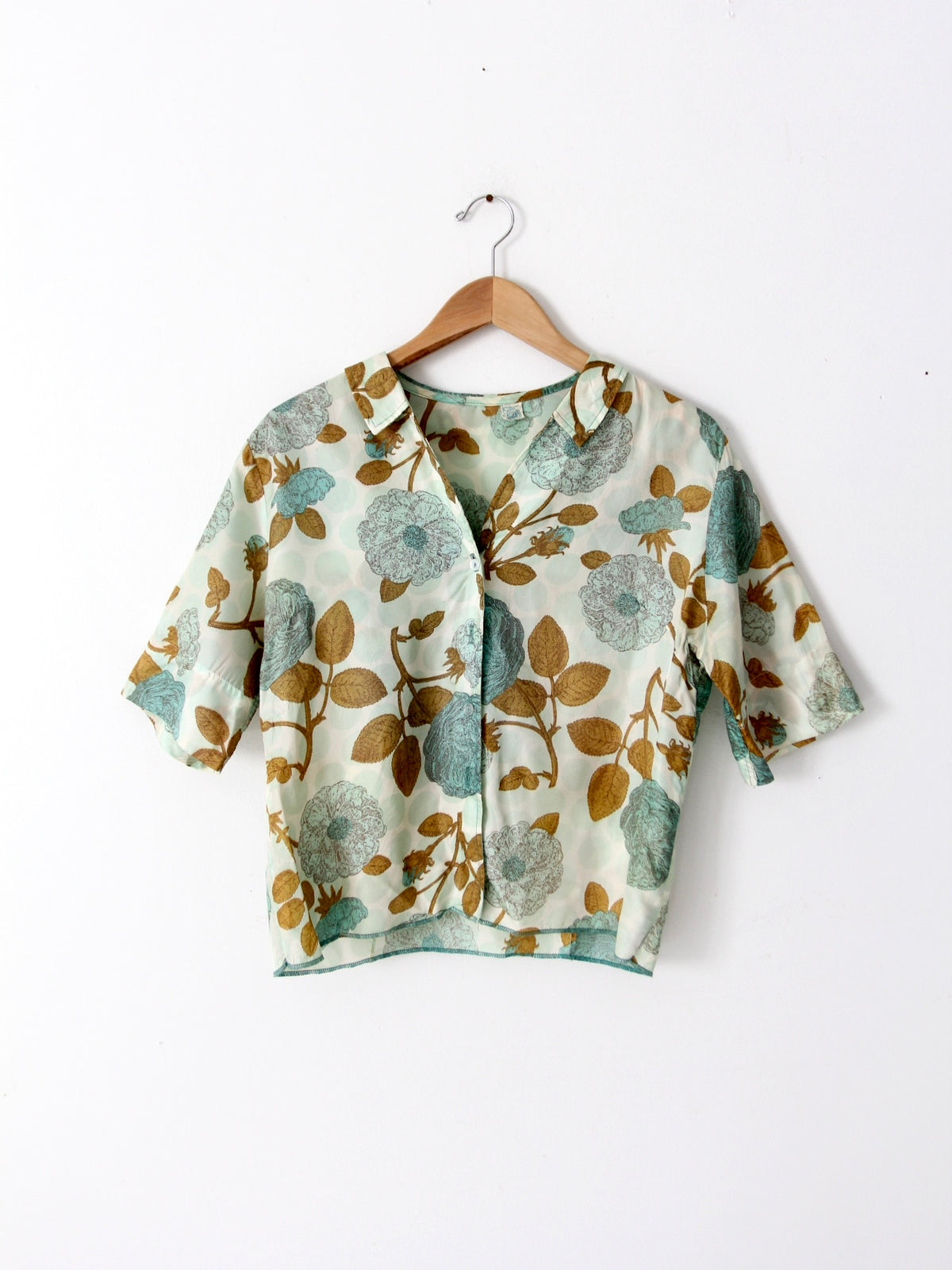 vintage 50s silk blouse – 86 Vintage