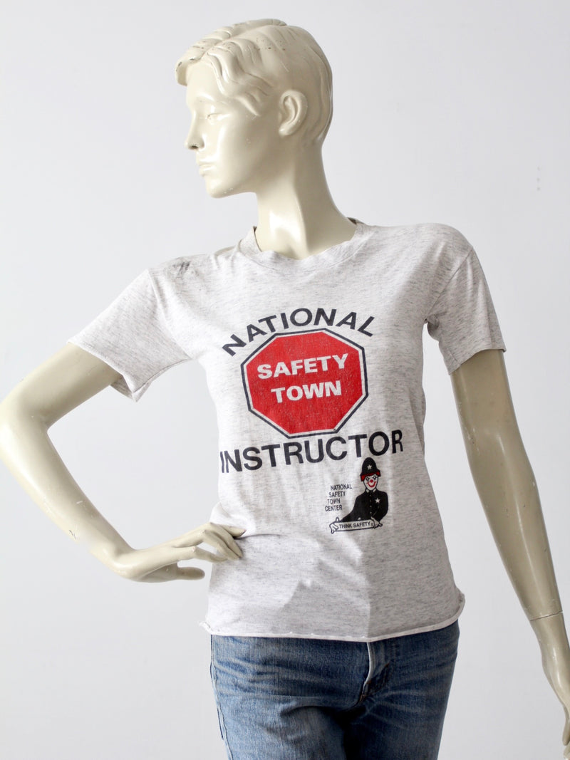 vintage Safety Instructor graphic tee