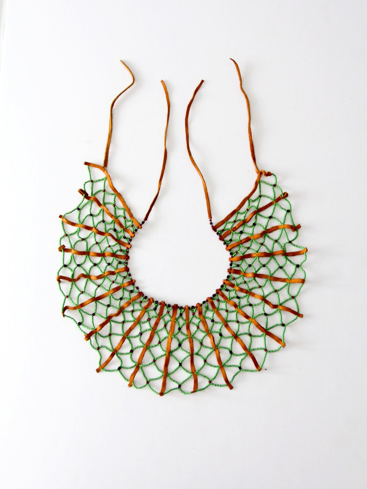 vintage beaded collar necklace