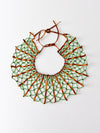 vintage beaded collar necklace