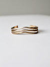 vintage wave cuff bracelet