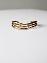 vintage wave cuff bracelet