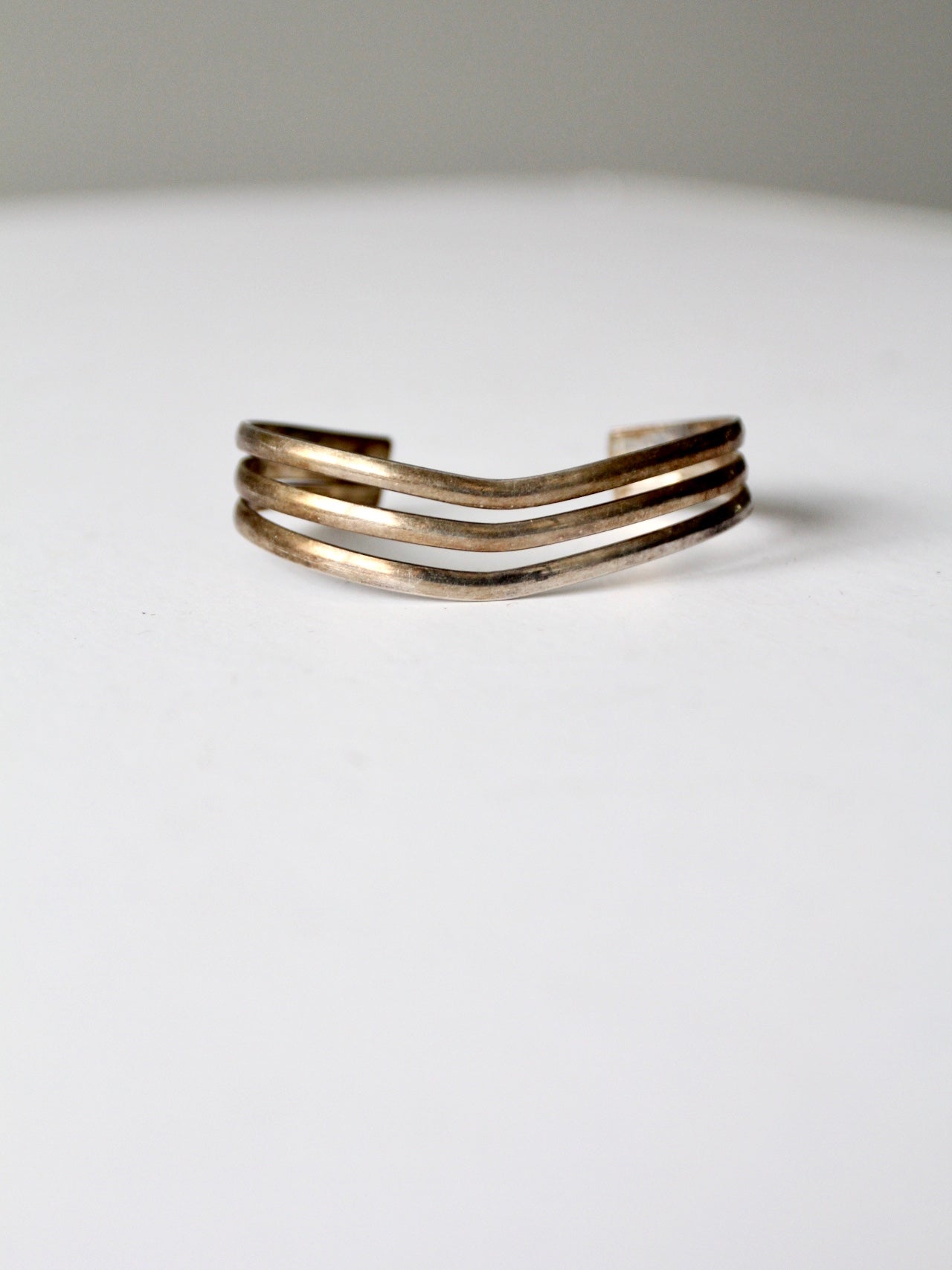 vintage wave cuff bracelet
