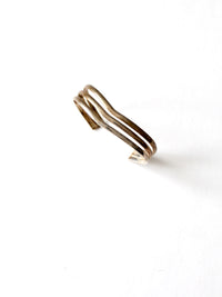 vintage wave cuff bracelet