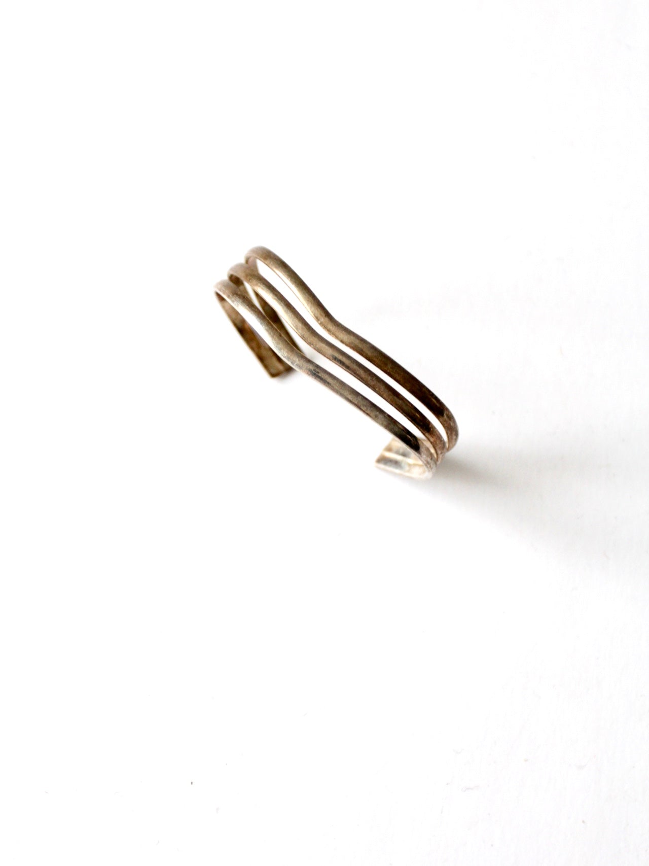 vintage wave cuff bracelet