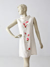 vintage linen shift dress