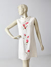 vintage linen shift dress