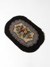 antique hooked rug