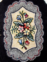 antique hooked rug