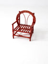 antique Adirondack children's chair