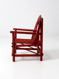 antique Adirondack children's chair