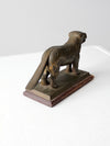 antique brass dog nutcracker