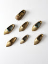 vintage brass shoe single ashtray collection