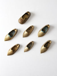 vintage brass shoe single ashtray collection