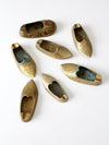 vintage brass shoe single ashtray collection
