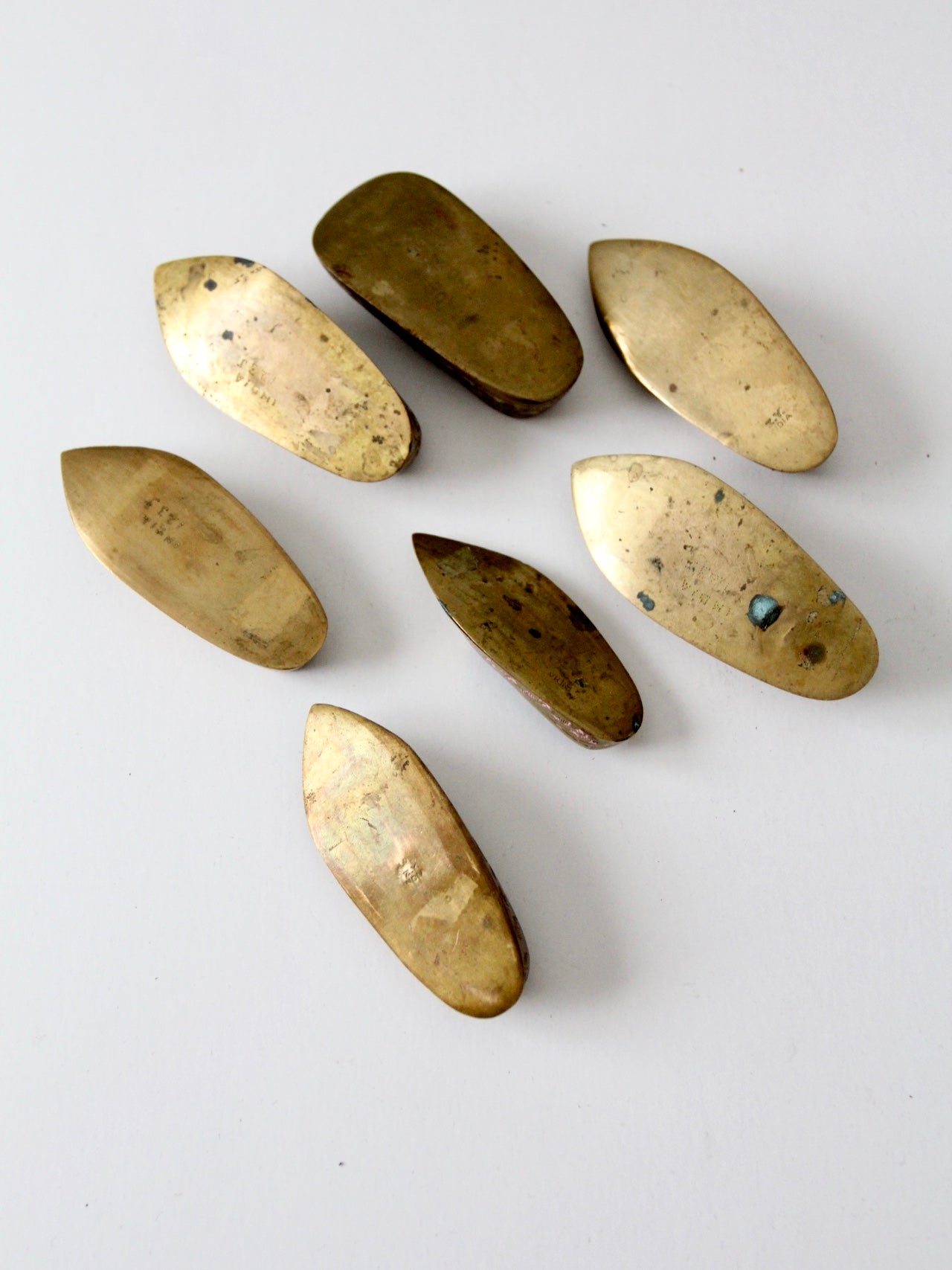 vintage brass shoe single ashtray collection