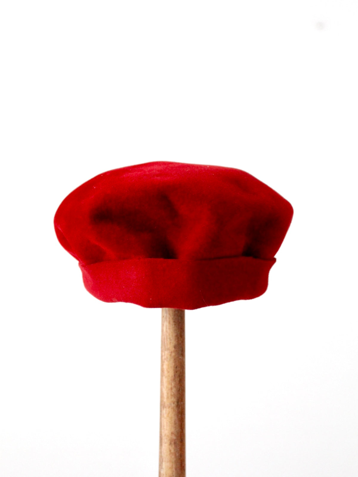 vintage 50s red velvet hat – 86 Vintage display picture 3