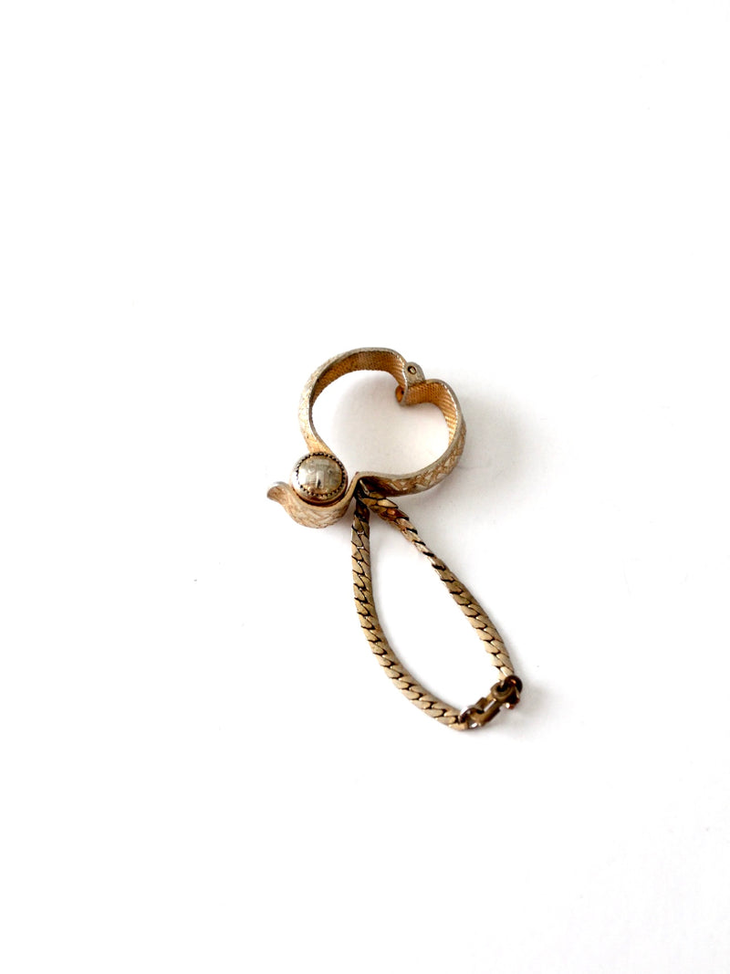 14K Gold Pearl Bow Scarf Clip – Goodman's Interiors & Antiques