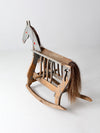 antique toy rocking horse