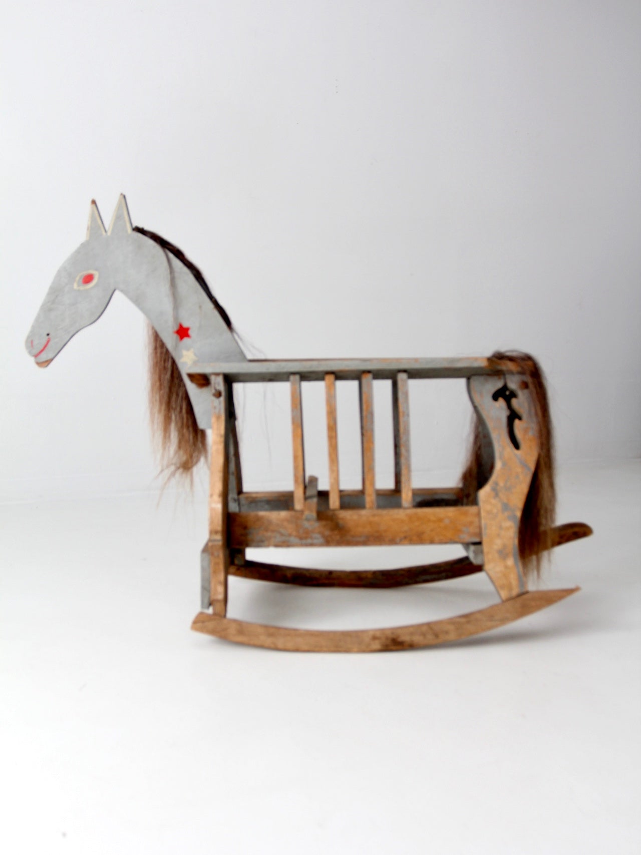 antique toy rocking horse