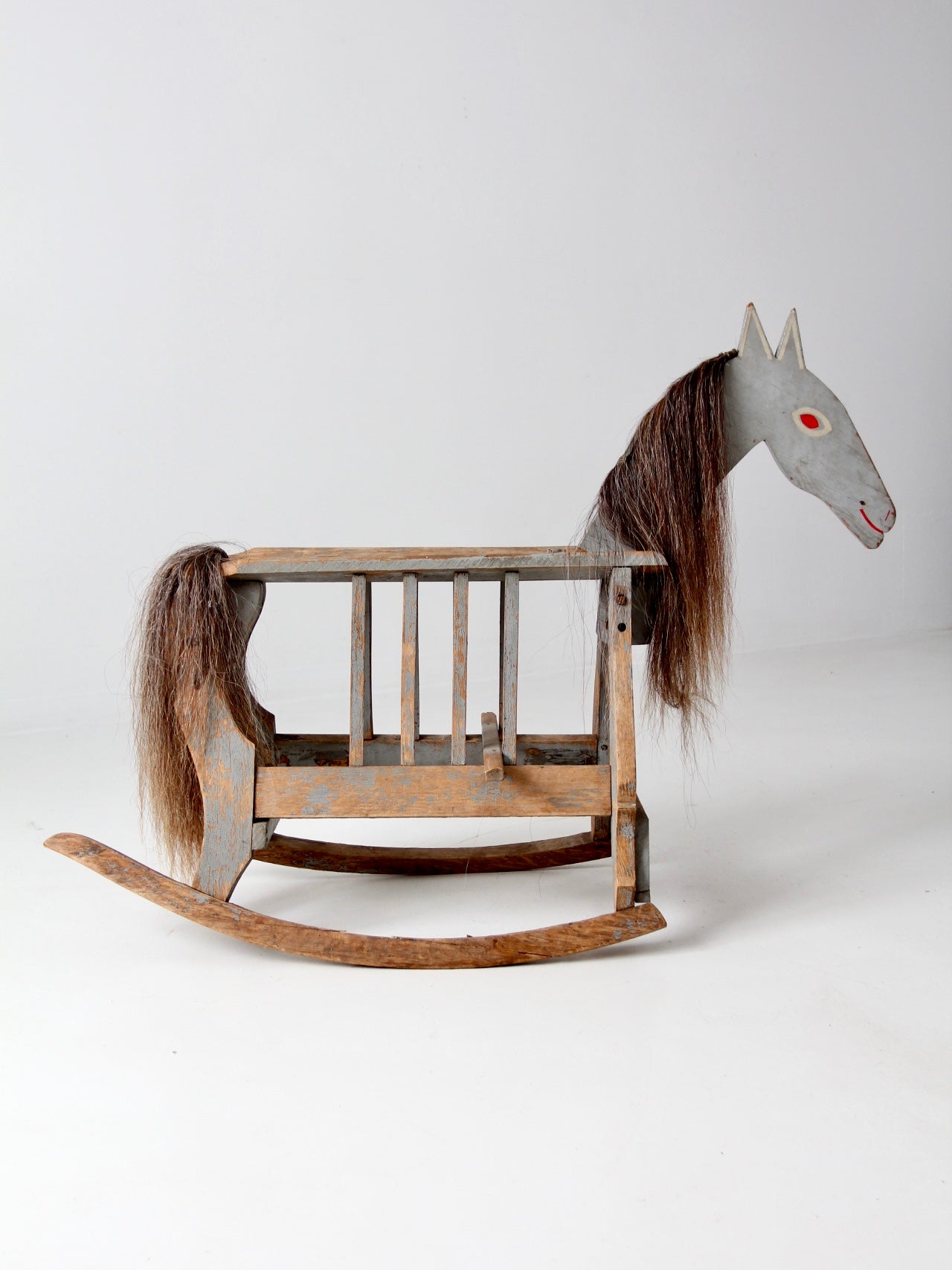 antique toy rocking horse