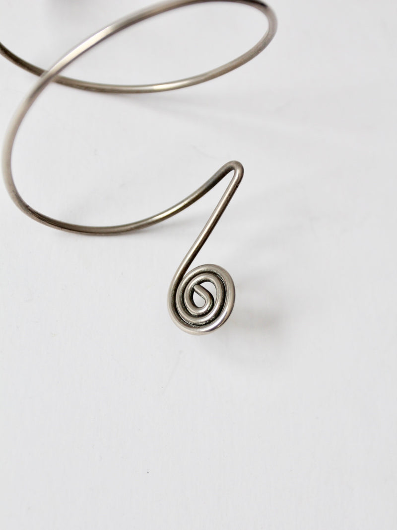 vintage spiral arm cuff