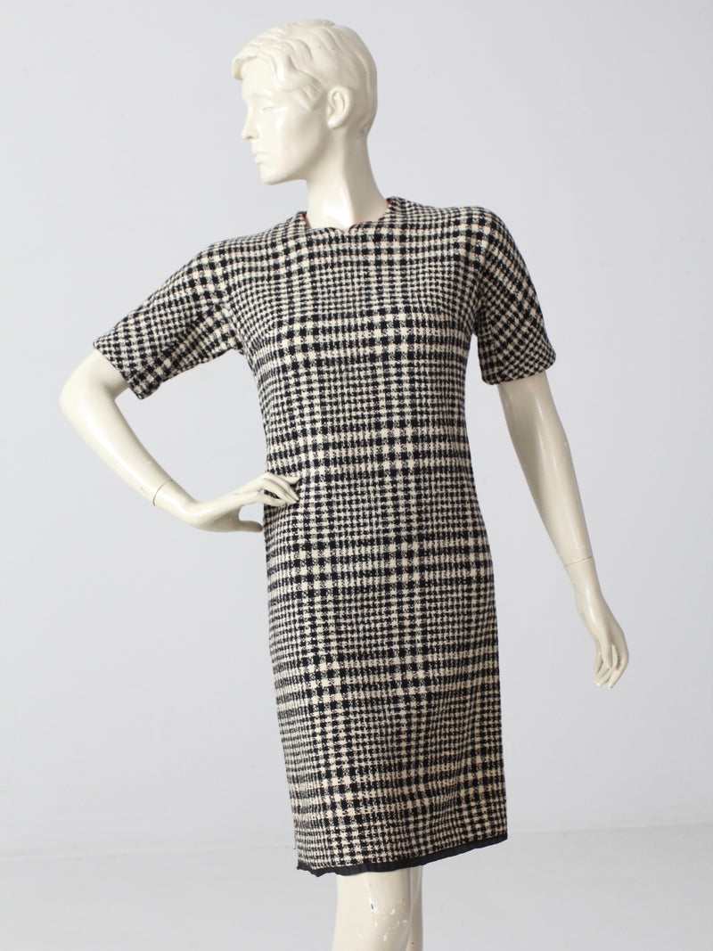 60s plaid dress hot sale