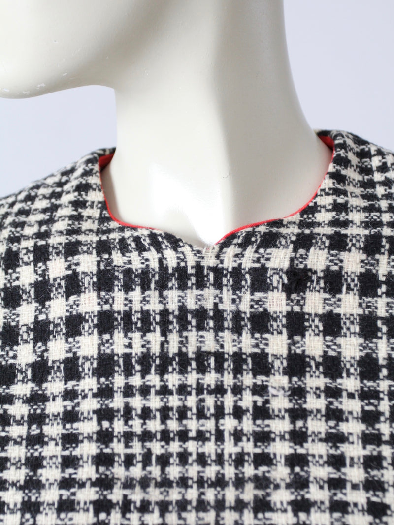 vintage 60s plaid wool dress – 86 Vintage